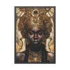 Afroamerican Woman in a Crown Framed Poster