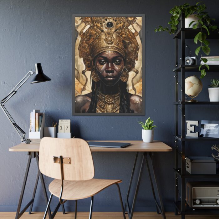 Afroamerican Woman in a Crown Framed Poster - Image 7
