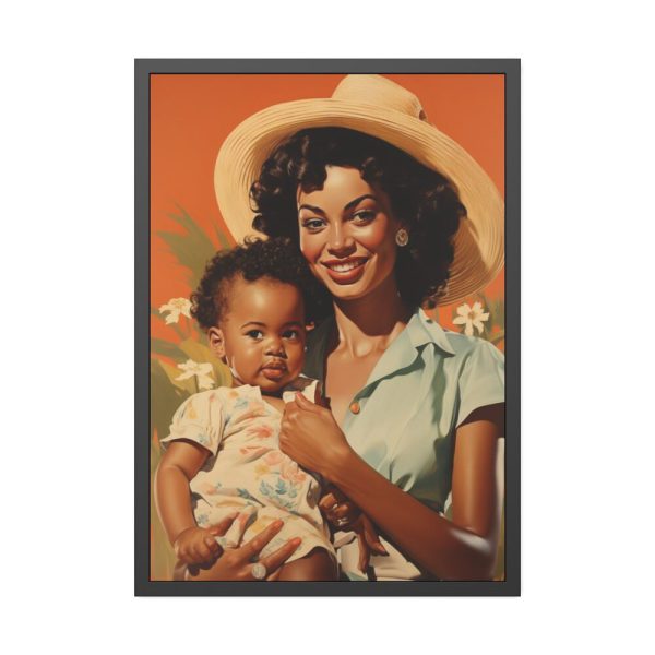 93831-236.jpg African American Woman Art Framed Poster