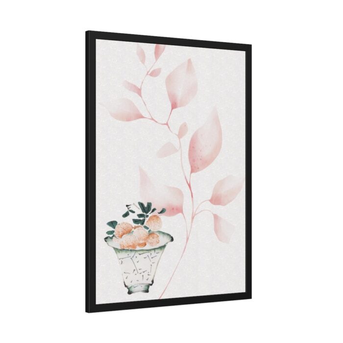 Vintage Lychee Bowl Illustration Framed Poster - Image 6