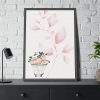 93831-255.jpg Vintage Lychee Bowl Illustration Framed Poster