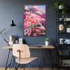 Valentine Love Flower Truck Gnome Framed Poster