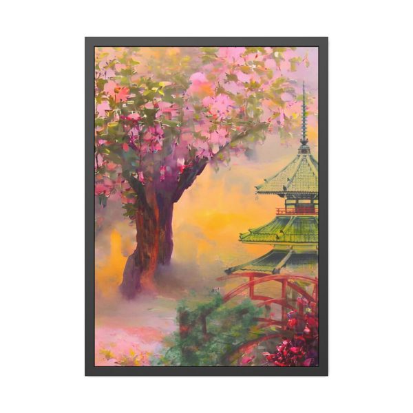 93831-260.jpg Japanese Pear Blossom Garden Art Framed Poster