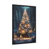 93831-69.jpg Christmas Tree House Framed Poster