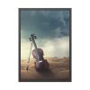 93831-72.jpg Violin Deser Framed Poster