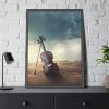 93831-75.jpg Violin Deser Framed Poster