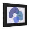 93836-17.jpg Contemporary Line Art Of A Face Framed Poster