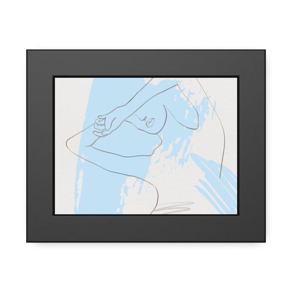93836-20.jpg Line Art Woman Abstract Minimalist Framed Poster