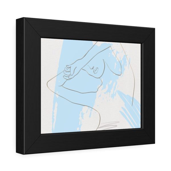 93837-21.jpg Line Art Woman Abstract Minimalist Framed Poster