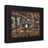 93837-9.jpg Winter Town Urban Christmas Decoration Framed Poster