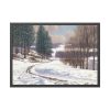 93854-12.jpg Winter Country Vintage Nature by Viktor Olgyai Framed Poster
