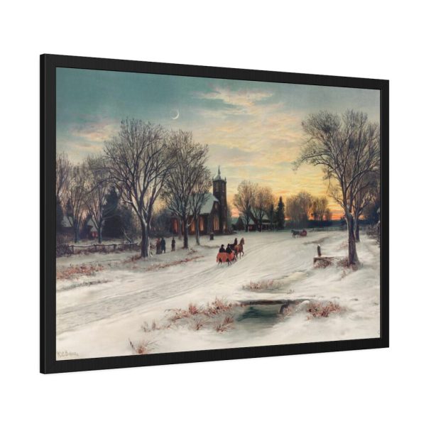 93854-149.jpg Christmas Eve by W. C. Bauer Framed Poster