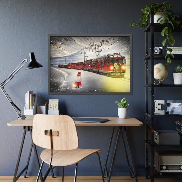 93854-158.jpg Polar Express Train Framed Poster
