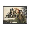 93854-184.jpg Dogs At Christmas Framed Poster