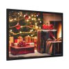 93854-197.jpg Christmas Gifts Fireplace Framed Poster