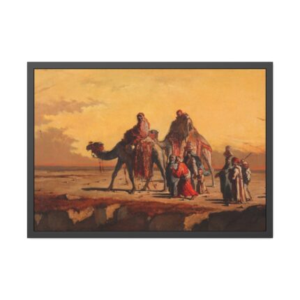 Desert Scene by Francisco Lameyer Framed Poster
