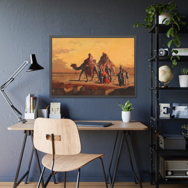 93854-214.jpg Desert Scene by Francisco Lameyer Framed Poster