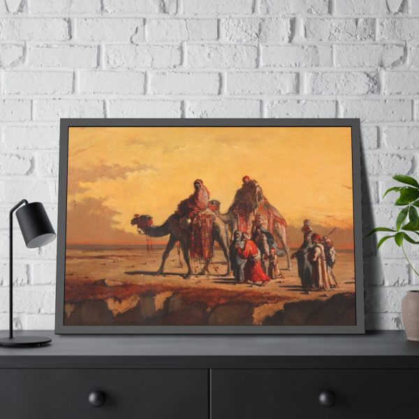 93854-215.jpg Desert Scene by Francisco Lameyer Framed Poster