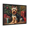 93854-221.jpg Yorkshire Terrier Vintage Christmas Framed Poster