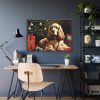 93854-226.jpg Cocker Spaniel Christmas Framed Poster