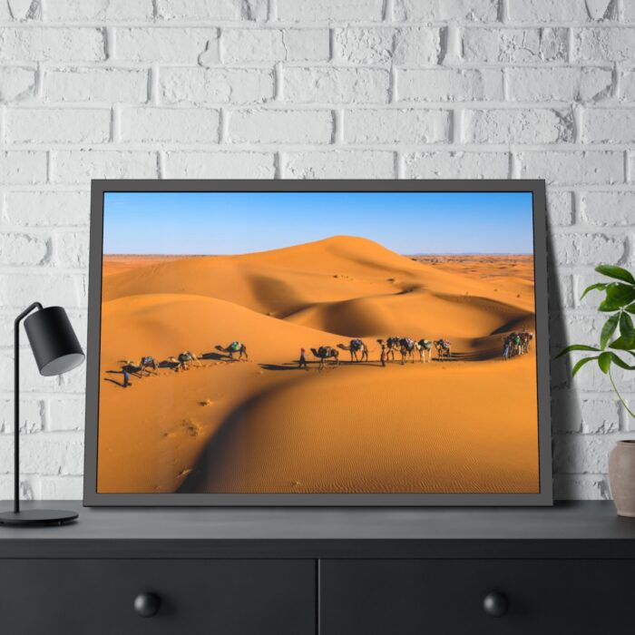 Gold Sand Dunes Framed Poster - Image 4