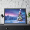 93854-235.jpg Christmas Tree Outside Framed Poster