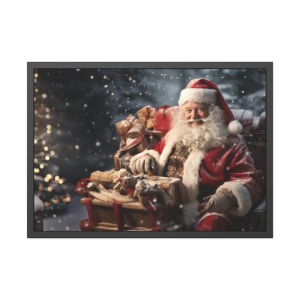 Santa Claus Framed Poster
