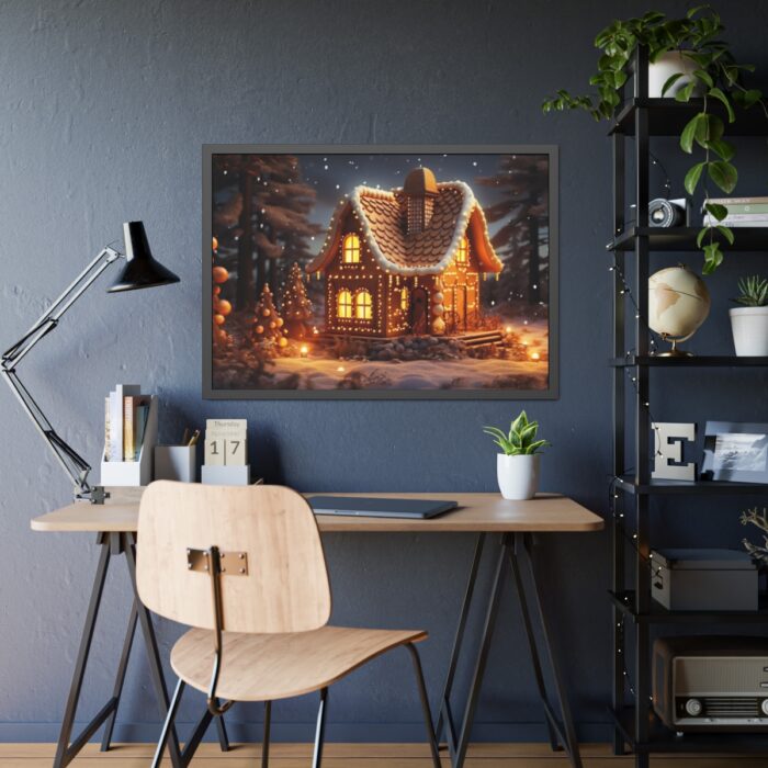 Christmas Gingerbread House Framed Poster - Image 3