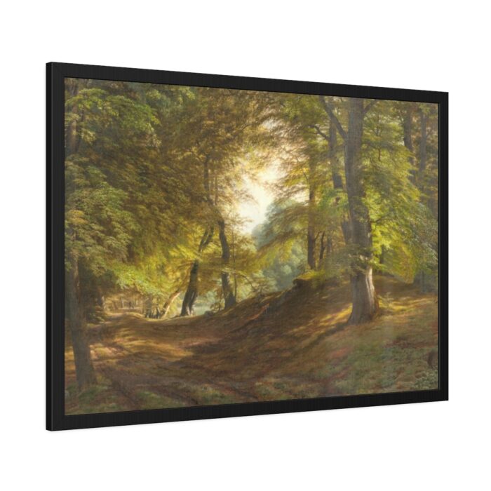 The Interior of a Forest by Godtfred Rump Framed Poster - Image 2