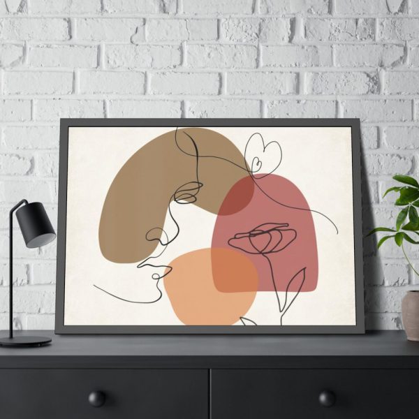 93854-263.jpg Contemporary Line Art Framed Poster