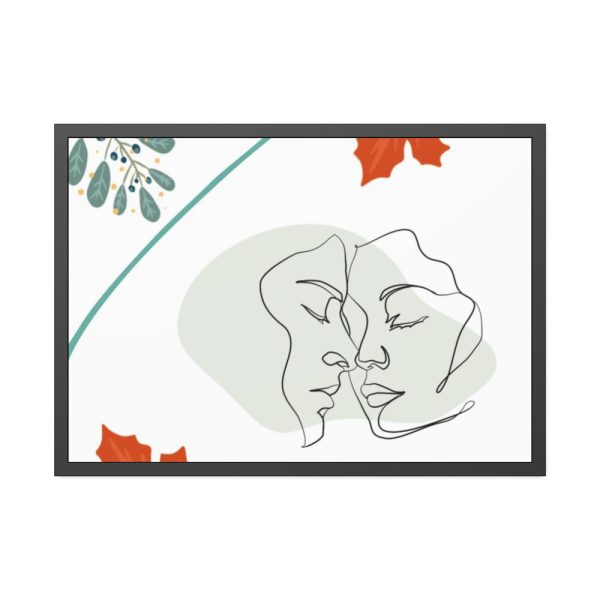 93854-264.jpg Modern Art Lovers Line Art Framed Poster