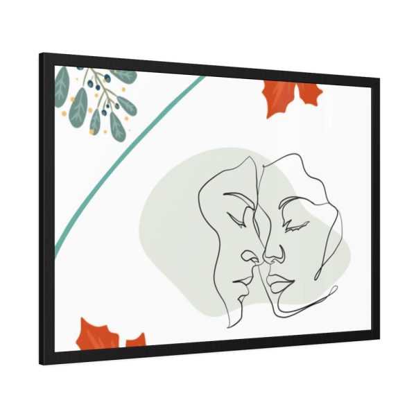 93854-265.jpg Modern Art Lovers Line Art Framed Poster