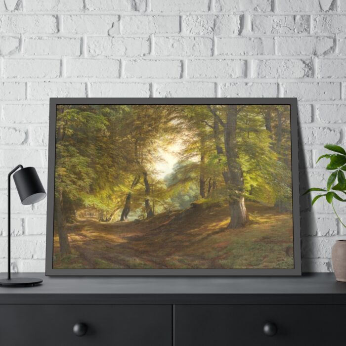 The Interior of a Forest by Godtfred Rump Framed Poster - Image 4