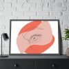 93854-283.jpg Abstract Line Art Eye Framed Poster
