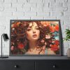 93854-303.jpg Woman Alphonse Mucha Style Framed Poster
