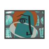 93854-316.jpg Picasso Style Face Framed Poster