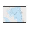 93854-324.jpg One Line Drawing Of a Lady Framed Poster