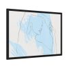 93854-325.jpg One Line Drawing Of a Lady Framed Poster