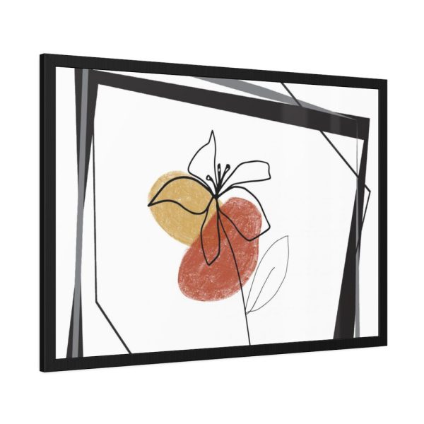 93854-365.jpg Minimalist Flower Art Framed Poster