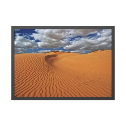 Ripples In The Sand Dunes Framed Poster