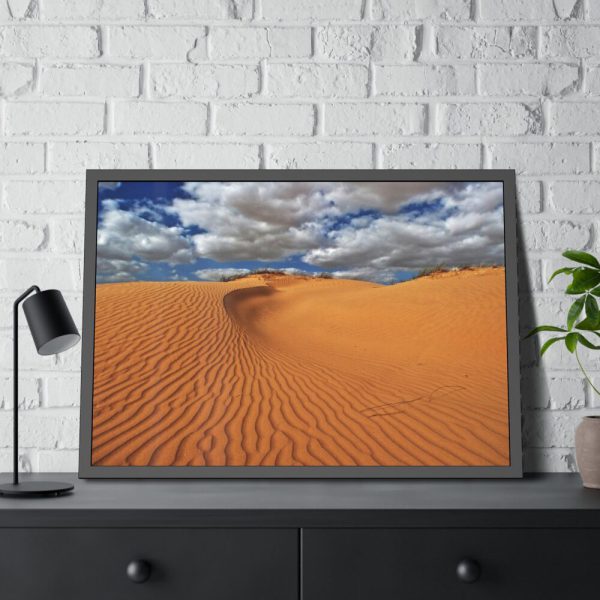 93854-379.jpg Ripples In The Sand Dunes Framed Poster