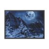 93854-380.jpg Moon in Mountains Framed Poster