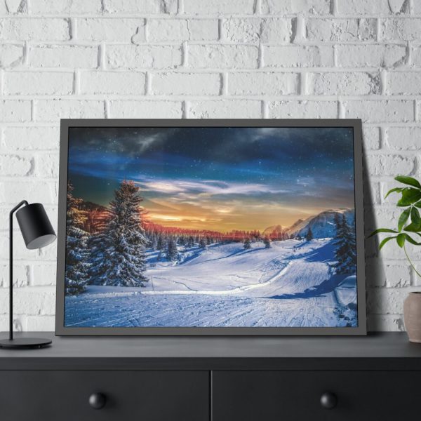 93854-387.jpg Good Morning Winter Framed Poster