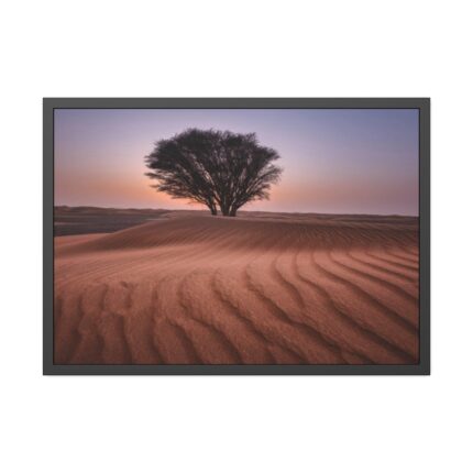 Trees in the Desert Framed Poster