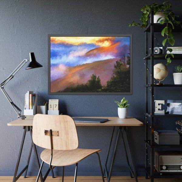 93854-402.jpg Morning Fog Framed Poster
