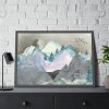 93854-407.jpg Mountain Landscape Watercolor Framed Poster