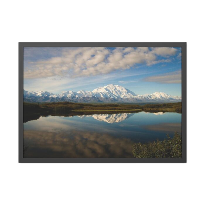 Mountain Reflected in Lake Framed Poster - Image 1