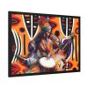 93854-425.jpg Native African Musicians Framed Poster
