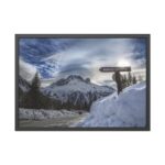 Mountain in Holiday Framed Poster