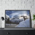 Mountain in Holiday Framed Poster - Image 4